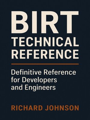 cover image of BIRT Technical Reference